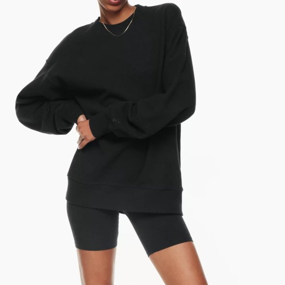 Aritzia Sweaters - NWT ARITZIA Tna Terry Fleece Boyfriend Crew Sweatshirt